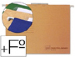 Carpeta colgante kraft Gio Folio prolongado visor superior
